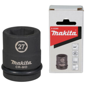 Đầu túy cho máy siết bu lông 3/4" Makita E-22280 (27x53mm)