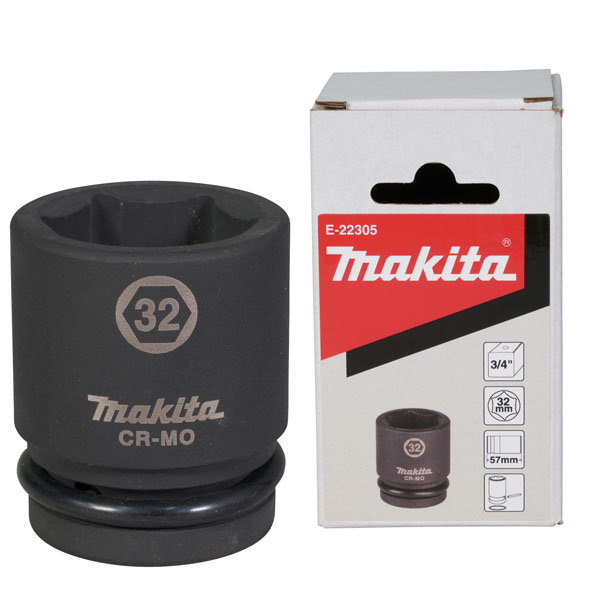 Đầu túy cho máy siết bu lông 3/4" Makita E-22305 (32x57mm)