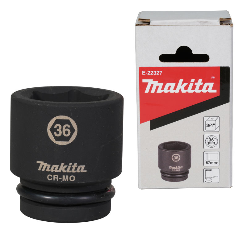 Đầu túy cho máy siết bu lông 3/4" Makita E-22327 (36x57mm)
