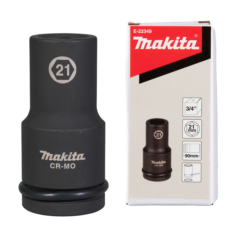 Đầu túy cho máy siết bu lông 3/4" Makita E-22349 (21x90mm)
