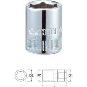 Đầu tuýp 6PT 5.5mm 1/4" Sata 11305