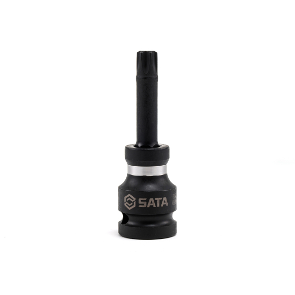 Đầu tuýp cốt vuông 1/2" ra mũi lục giác sao T30 dài 75mm SATA 35426