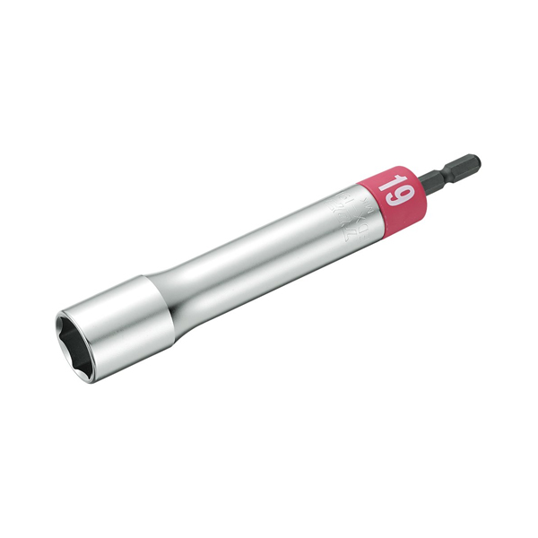 Đầu tuýp vặn ốc chuôi lục giác 19mm loại dài TOP Japan EDX-19L