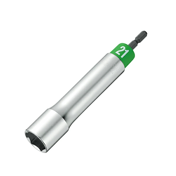 Đầu tuýp vặn ốc chuôi lục giác 21mm loại dài TOP Japan EDX-21L