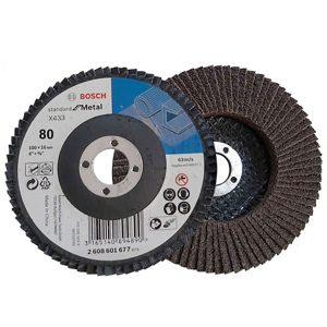 Đĩa nhám xếp Bosch Alox P80 100mm 2608601677