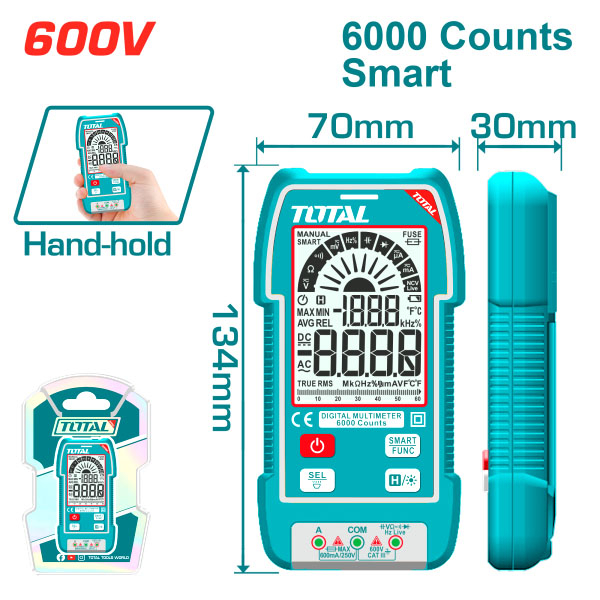 Đồng hồ đo vạn năng Total TMT516004