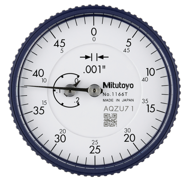 Đồng hồ so cơ hệ inch 0.2'' x 0.001'' Mitutoyo 1166A