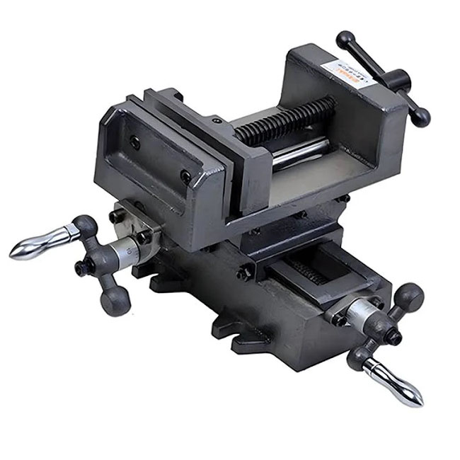 Ê tô bàn phay chữ thập Asaki AK-7034 8"
