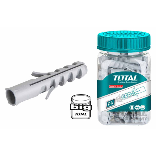 Hộp 40 tắc kê nhựa 10x50mm Total WJSP1005011