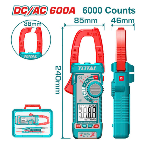 Kềm đo DC/AC kỹ thuật số Total TMT766002