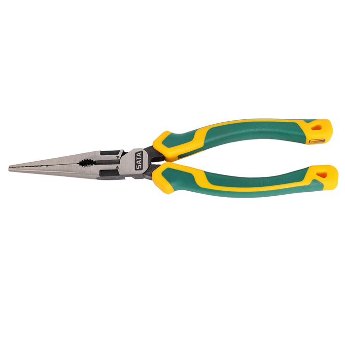 Kìm mũi nhọn thép SATA 70122D 8"