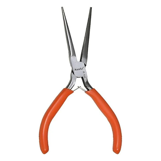 Kìm nhọn mỏ dài Asaki AK-8295 5"