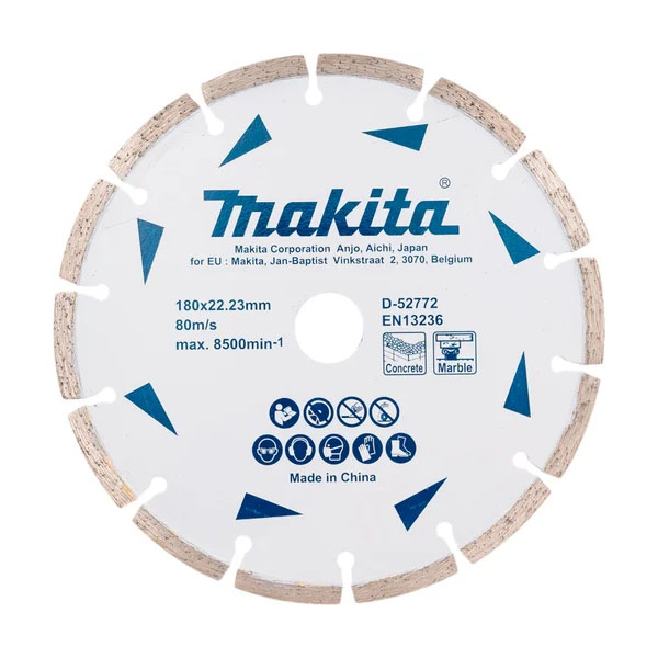 Lưỡi cắt kim cương cho đá cẩm thạch 180x22.23mm Makita D-52772