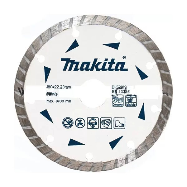 Lưỡi cắt lượn sóng cho đá cẩm thạch 180x22.23mm Makita D-52819