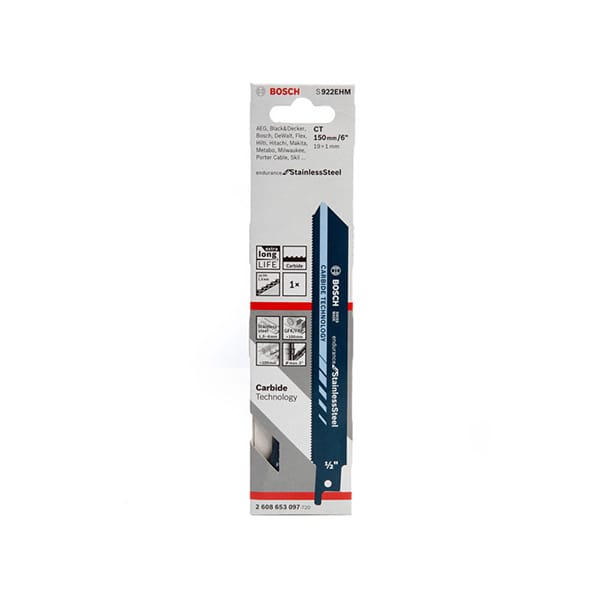 Lưỡi cưa kiếm inox S922EHM Bosch 2608900360
