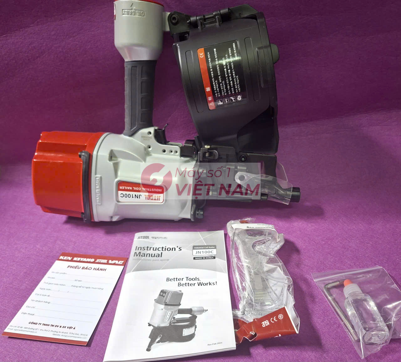 Máy bắn đinh cuộn Jit JN100C (65-100mm) 4