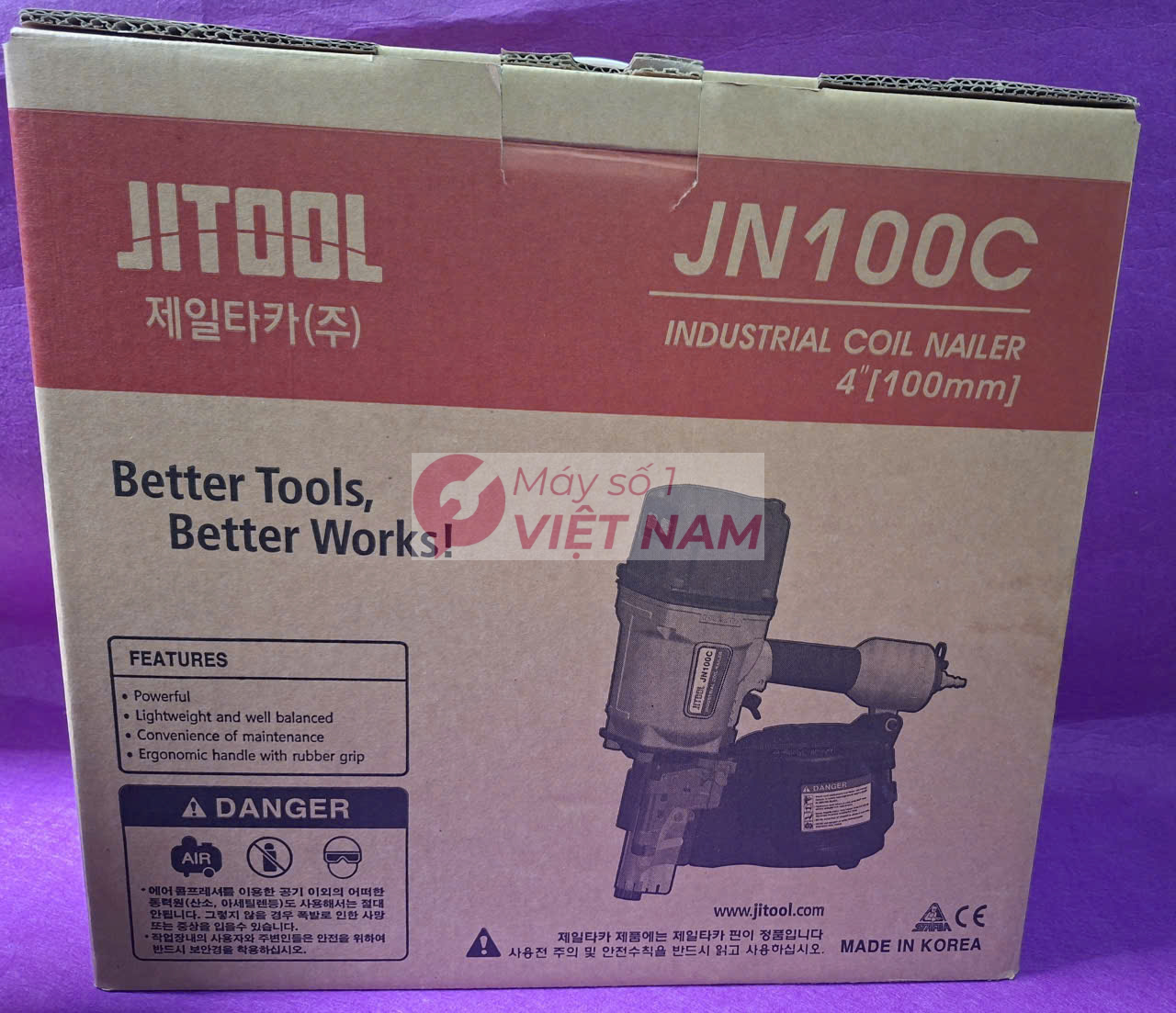 Máy bắn đinh cuộn Jit JN100C (65-100mm) 5