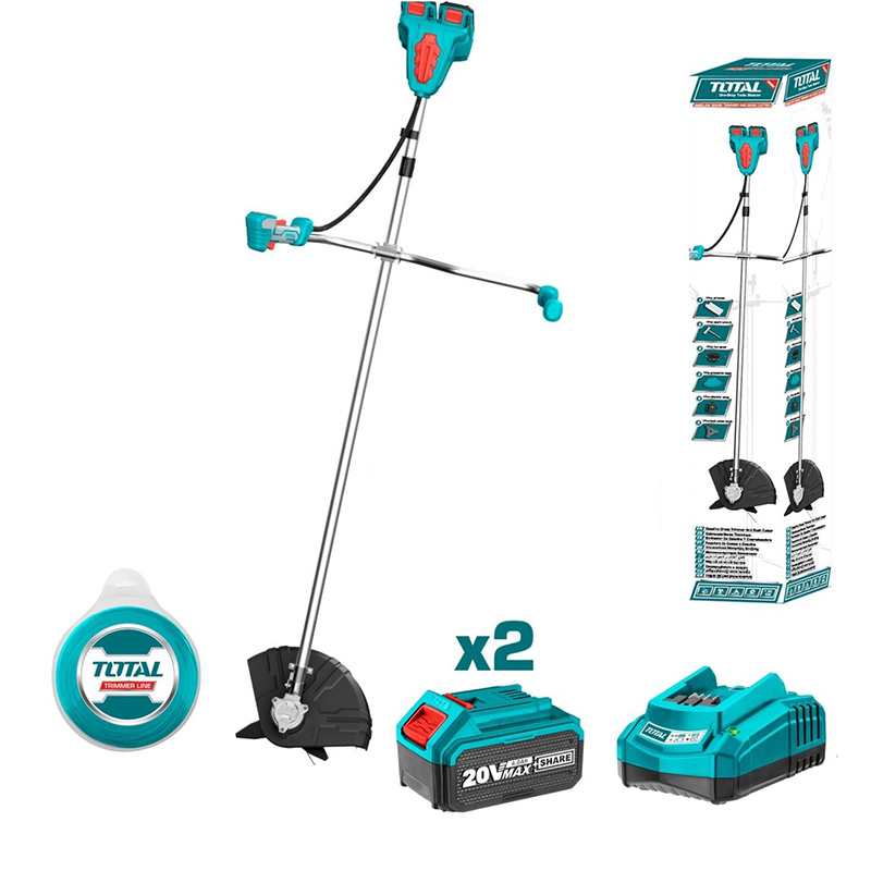 Máy cắt cỏ dùng pin 20Vx2 Total TSTLI202521