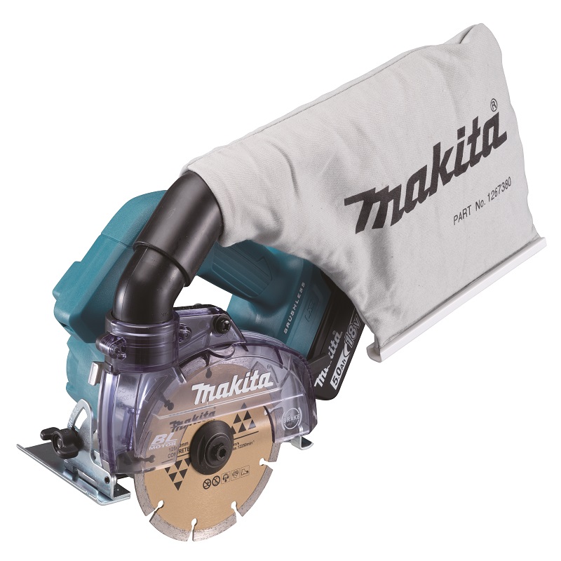 Máy cắt dùng pin 18V Makita DCC500RTE (125MM/AWS/BL)