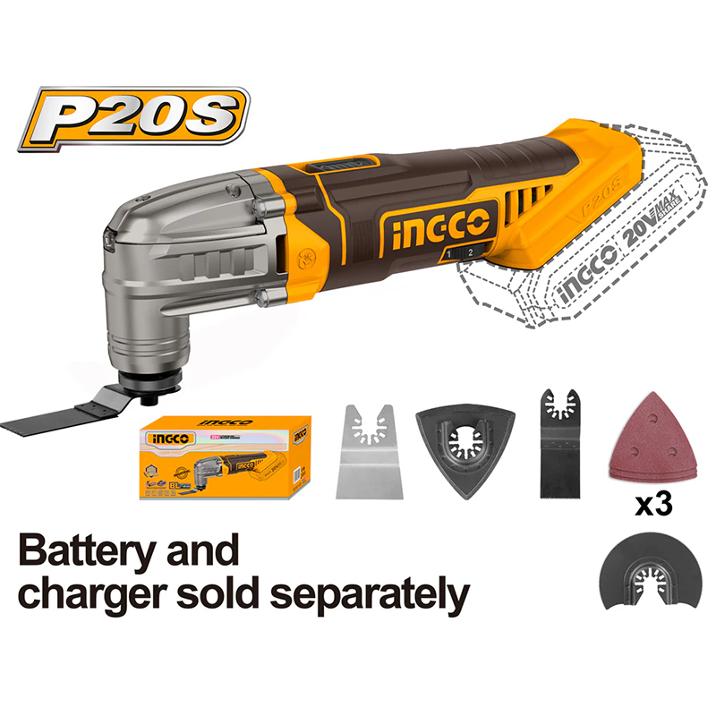Máy cắt gọc đa năng dùng pin 20V Ingco CMLI2022 (Chưa Pin & Sạc)