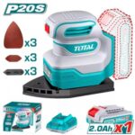 Máy chà nhám dùng pin 20V Total TPSLI20141 (1 Pin 2.0Ah, 1 Sạc) 6