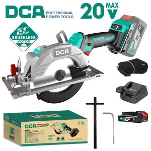 Máy cưa đĩa dùng pin 20V DCA ADMY140SDM (1 Pin 2.0Ah & sạc)