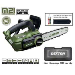 Máy cưa xích dùng pin 21V Dekton M21-CX12XPRO (Chưa pin & sạc)