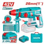 Máy khoan bê tông dùng pin 42V Total TRHLI422682 (2 Pin 2.0Ah, 1 Sạc) 1
