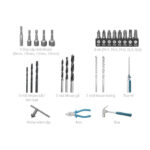 Máy khoan búa 26 phụ kiện Makita M8103KX2B 7