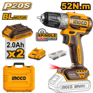 Máy khoan pin 20V Ingco CDLI20453 (2 Pin 2.0Ah, 1 Sạc)