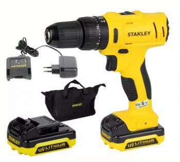 Máy khoan vặn vít pin 12V Stanley SCH121S2 - Có búa 1
