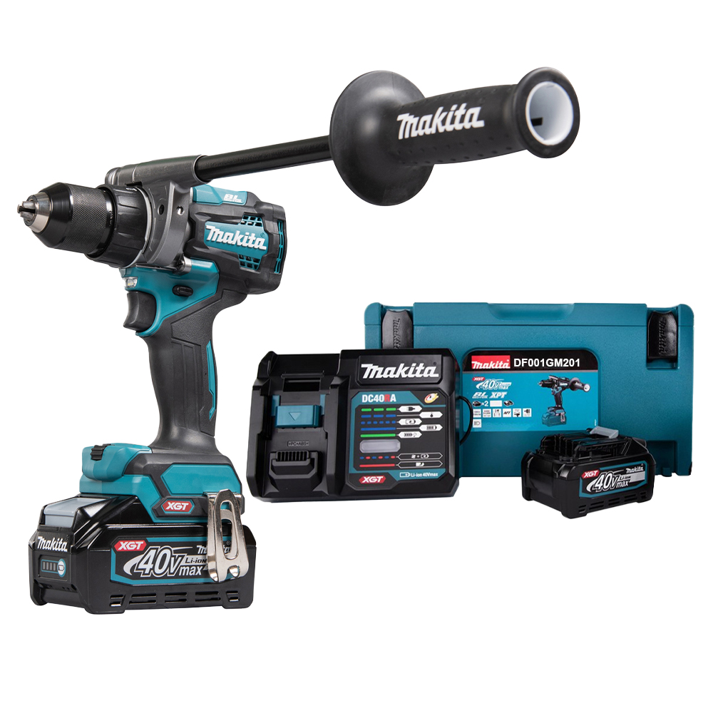 Máy khoan và vặn vít dùng pin Makita DF001GM201 (BL) (40V Max)