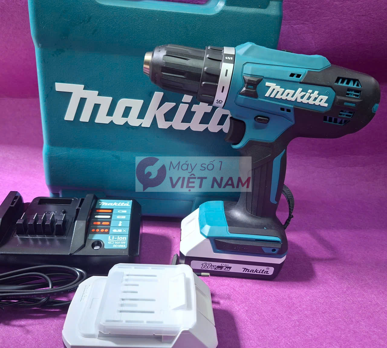 Máy khoan vặn vít dùng pin 18V Makita DF488DWAE 8