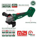 Máy Mài Góc Dùng Pin Dekton M21-AG100CP (Chưa Pin & Sạc) 2