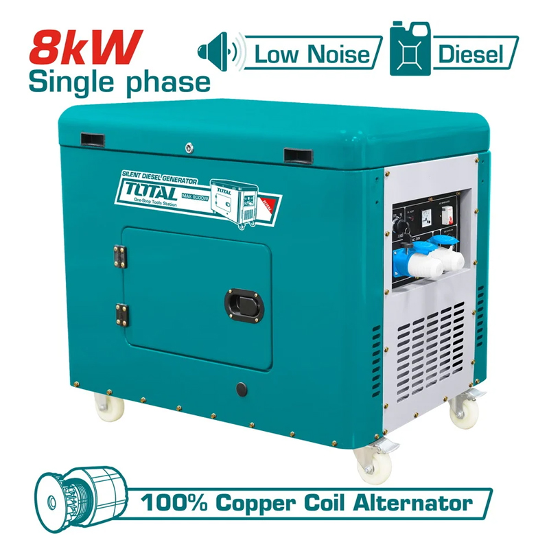 Máy phát điện dùng dầu diesel 8.0kW Total TP280001