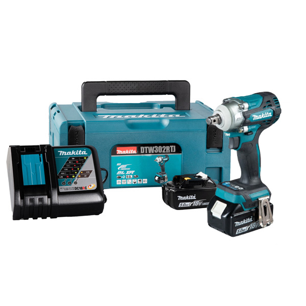 Máy siết bu lông 3/8" dùng pin 18V Makita DTW302RTJ