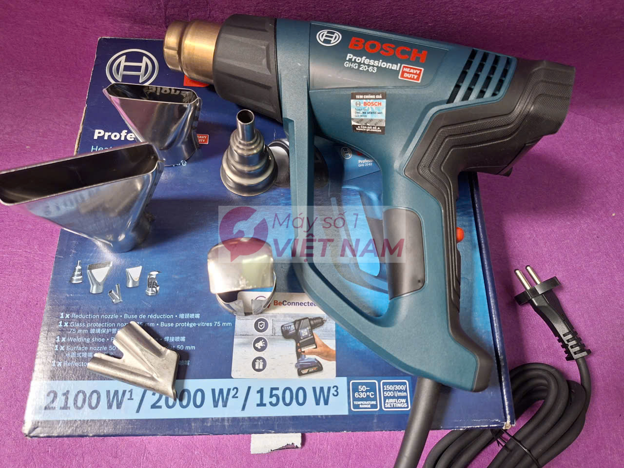 Máy thổi hơi nóng Bosch GHG 20-63 2
