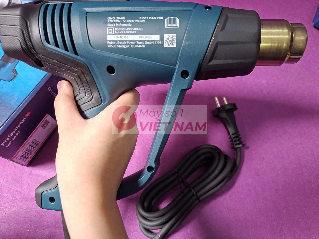 Máy thổi hơi nóng Bosch GHG 20-63 7