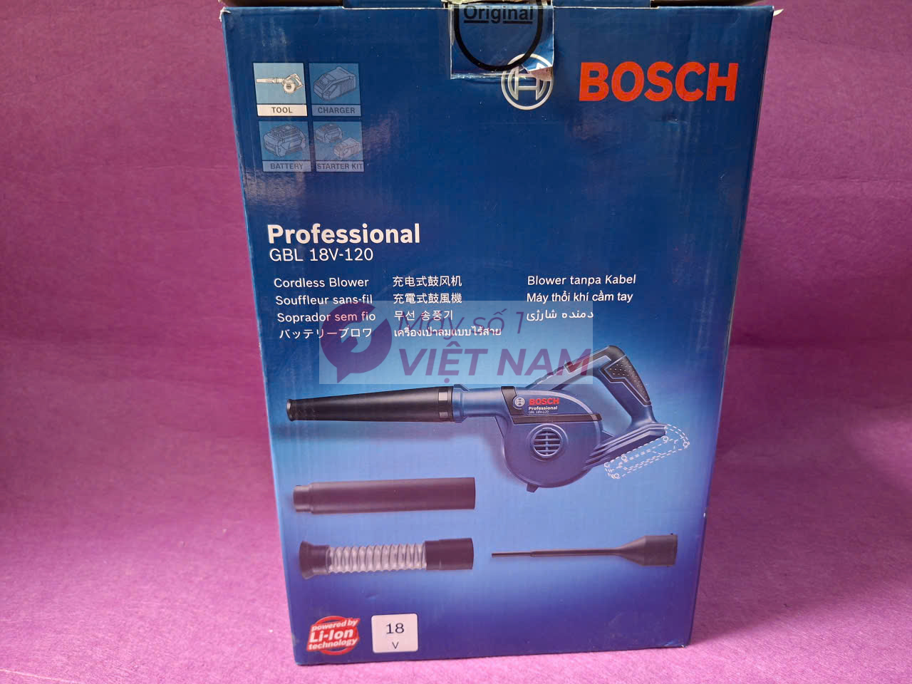 Máy thổi khí Bosch GBL18V-120 ( Chưa Pin & Sạc ) 3