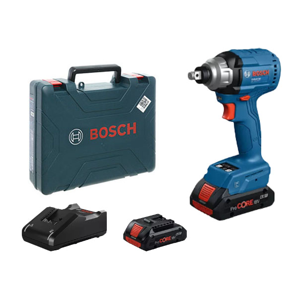 Máy vặn bu lông dùng pin 18V Bosch IDS 18V-200 T (2 Pin 4.0Ah & Sạc)
