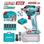 Máy vặn bu lông dùng pin 42V Total TIWLI42461 (1 Pin 2.0Ah, 1 Sạc) 2