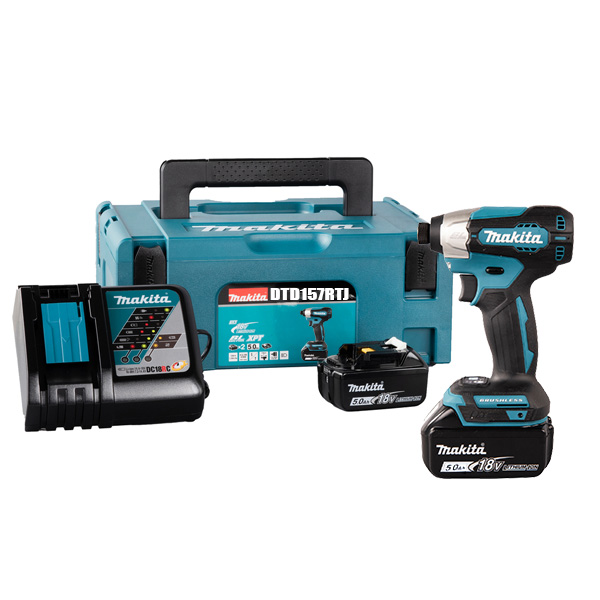 Máy vặn vít dùng pin 18V Makita DTD157RTJ