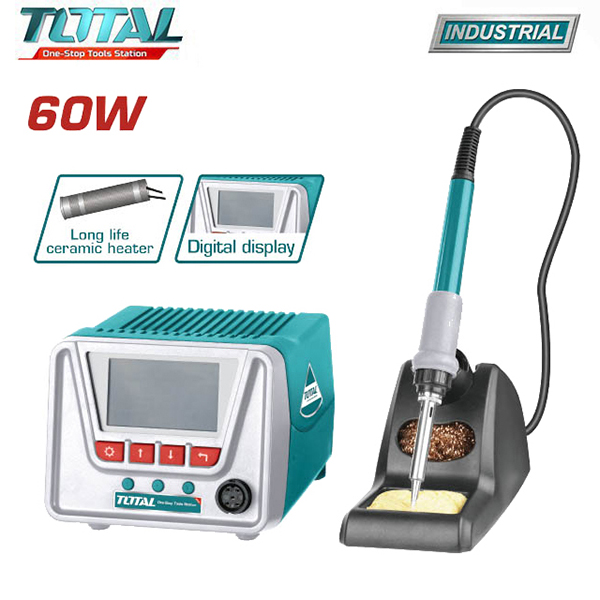 Mỏ hàn chì 60W kèm máy ổn định nhiệt Total TET160911