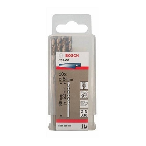 Mũi khoan INOX HSS-Co Bosch 2608585885 5mm