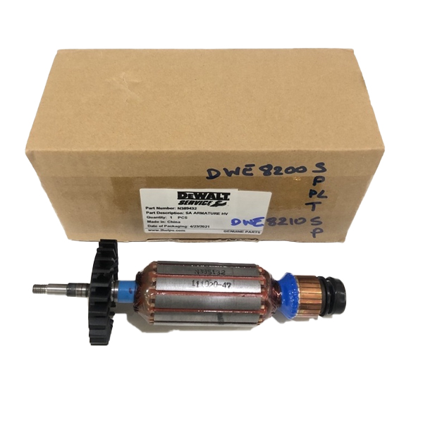 Rotor dùng cho máy mài 850W-100mm DWE8200S/DWE8210 Dewalt, model: NA185828