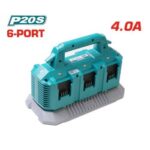 Sạc 6 cổng dùng pin Lithium-ion 20V hiệu Total TFCLI2064 1