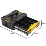 Thùng đồ nghề 2 ngăn T-STAK DeWalt DWST1-70706 1