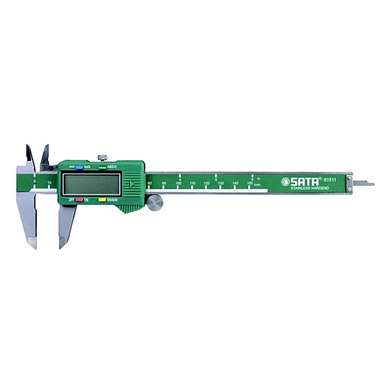 Thước căp điện tử đo đường kính 0 - 150mm Sata 91511