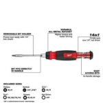 Tuốc nơ vít đa năng 14 chi tiết Milwaukee 48-22-2903 5