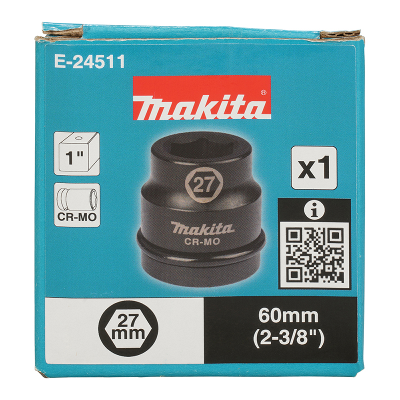Tuýp đen cho máy bu lông 1" Makita E-24511 (27mm)